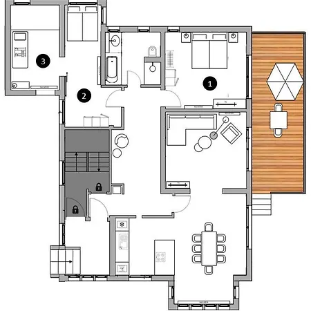 Moderner Rueckzugsort In Messe Naehe Appartement Hannover